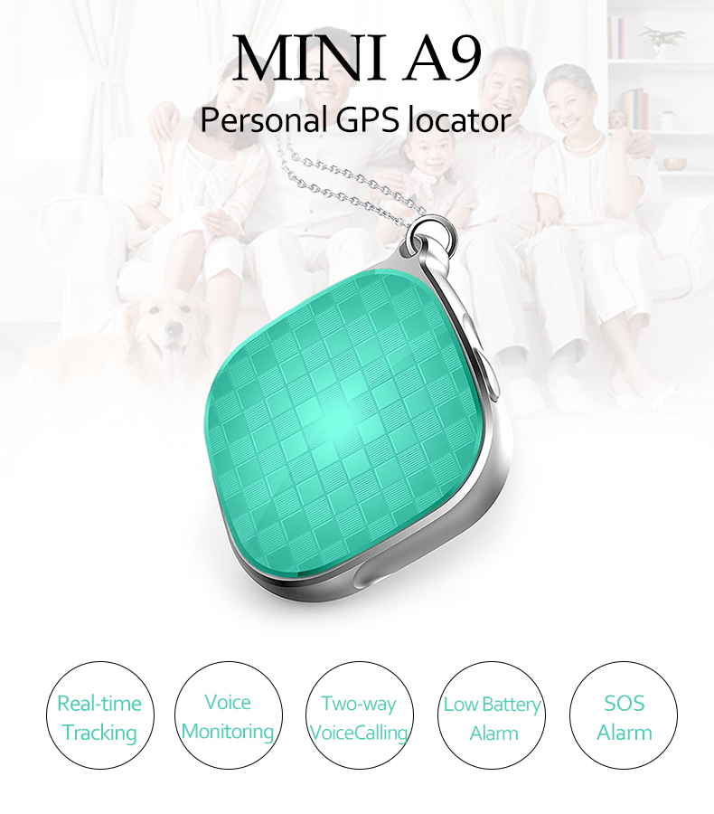 A9 Mini Necklace Child GPS Tracker